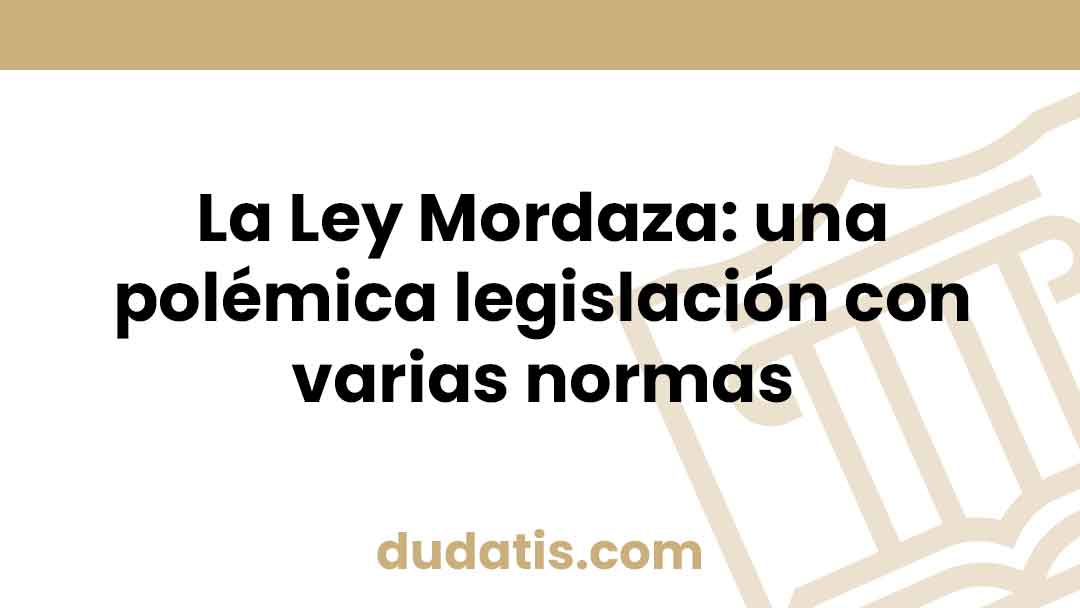 La Ley Mordaza: una polémica legislación con varias normas