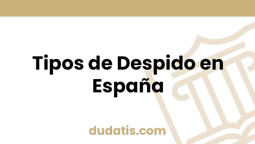 Tipos de Despido en España